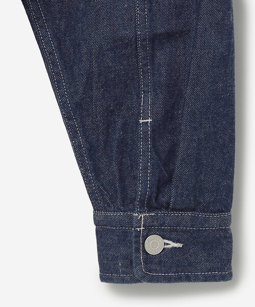 DANTON(ダントン)の「DANTON | 11ozデニム ロングシャツジャケット WOMEN(デニムジャケット・レディース・ダークインディゴブルー・36)」の9枚目の写真