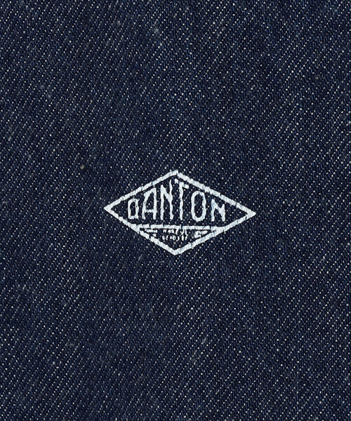 DANTON(ダントン)の「DANTON | 11ozデニム ロングシャツジャケット WOMEN(デニムジャケット・レディース・ダークインディゴブルー・36)」の11枚目の写真