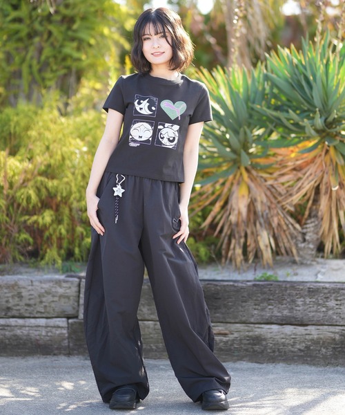 PUMA（プーマ）の「PUMA/プーマ  レディース パワーパフガールズ コラボ Tシャツ PPG SS TEE COMIC W 637468（Tシャツ/カットソー・レディース・ブラック/グレー・L/M）」の11枚目の写真