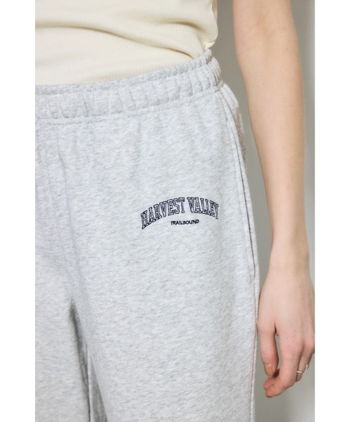 AZUL by moussy(アズールバイマウジー)の「ロゴスウェットパンツ(スウェットパンツ・レディース・ネイビー/ライトブラック/グレー×ホワイト・MEDIUM/SMALL)」の6枚目の写真