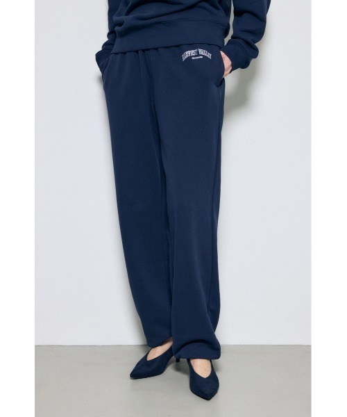 AZUL by moussy(アズールバイマウジー)の「ロゴスウェットパンツ(スウェットパンツ・レディース・ネイビー/ライトブラック/グレー×ホワイト・MEDIUM/SMALL)」の10枚目の写真