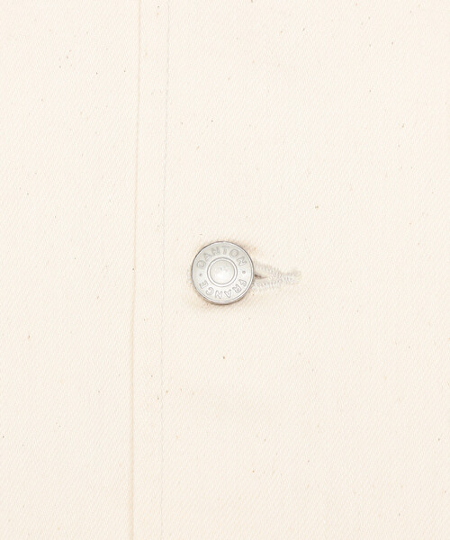 DANTON(ダントン)の「Women's Cotton Drill Shirt Jacket(デニムジャケット・レディース・アイボリー・38/36/34)」の11枚目の写真