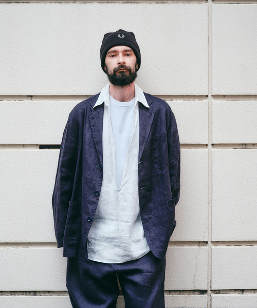 FRED PERRY(フレッドペリー)の「FRED PERRY / フレッドペリー 別注 ビーニー(ニットキャップ/ビーニー・メンズ・イエロー/ブラック・FREE)」の9枚目の写真