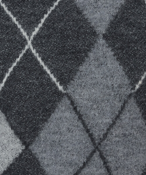 Gabardine K.T(ギャバジンケーティー)の「〔 +サイズ 〕 ジャカード アーガイルニットセーター(ニット/セーター・レディース・キャメル/ネイビー/グレー・13号)」の22枚目の写真