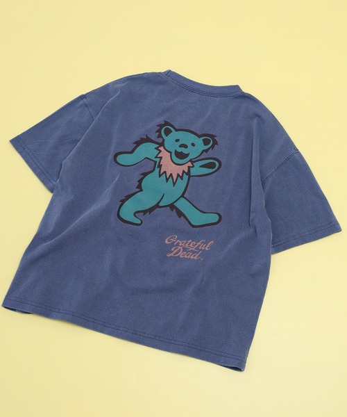 Grateful Dead(グレイトフルデッド)の「GRATEFULDEAD ピグメント染め 半袖Tシャツ グレイトフルデッド(Tシャツ/カットソー・キッズ・グレー系その他/ネイビー/ブラック/ブラック系その他/ダークグリーン/チャコール・120/110/140/130/160/150)」の18枚目の写真