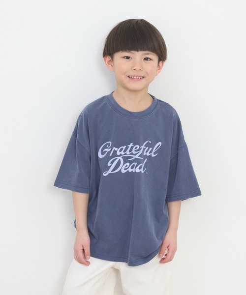 Grateful Dead(グレイトフルデッド)の「GRATEFULDEAD ピグメント染め 半袖Tシャツ グレイトフルデッド(Tシャツ/カットソー・キッズ・グレー系その他/ネイビー/ブラック/ブラック系その他/ダークグリーン/チャコール・120/110/140/130/160/150)」の12枚目の写真