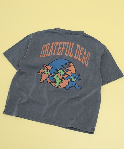 Grateful Dead(グレイトフルデッド)の「GRATEFULDEAD ピグメント染め 半袖Tシャツ グレイトフルデッド(Tシャツ/カットソー・キッズ・グレー系その他/ネイビー/ブラック/ブラック系その他/ダークグリーン/チャコール・120/110/140/130/160/150)」の17枚目の写真