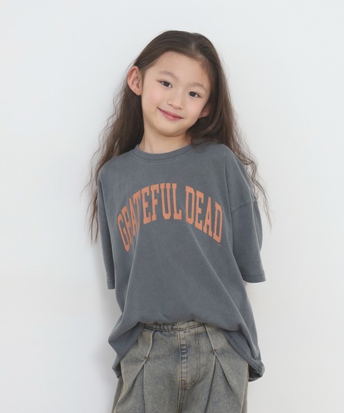 Grateful Dead(グレイトフルデッド)の「GRATEFULDEAD ピグメント染め 半袖Tシャツ グレイトフルデッド(Tシャツ/カットソー・キッズ・グレー系その他/ネイビー/ブラック/ブラック系その他/ダークグリーン/チャコール・120/110/140/130/160/150)」の7枚目の写真