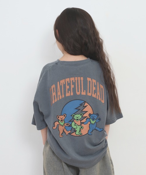 Grateful Dead(グレイトフルデッド)の「GRATEFULDEAD ピグメント染め 半袖Tシャツ グレイトフルデッド(Tシャツ/カットソー・キッズ・グレー系その他/ネイビー/ブラック/ブラック系その他/ダークグリーン/チャコール・120/110/140/130/160/150)」の9枚目の写真
