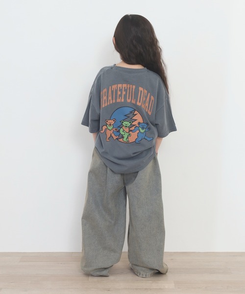 Grateful Dead(グレイトフルデッド)の「GRATEFULDEAD ピグメント染め 半袖Tシャツ グレイトフルデッド(Tシャツ/カットソー・キッズ・グレー系その他/ネイビー/ブラック/ブラック系その他/ダークグリーン/チャコール・120/110/140/130/160/150)」の11枚目の写真