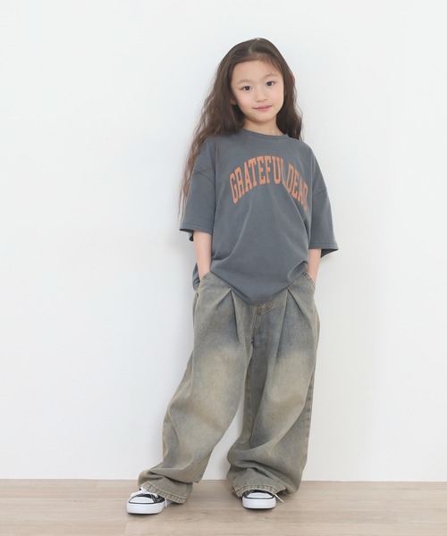 Grateful Dead(グレイトフルデッド)の「GRATEFULDEAD ピグメント染め 半袖Tシャツ グレイトフルデッド(Tシャツ/カットソー・キッズ・グレー系その他/ネイビー/ブラック/ブラック系その他/ダークグリーン/チャコール・120/110/140/130/160/150)」の10枚目の写真