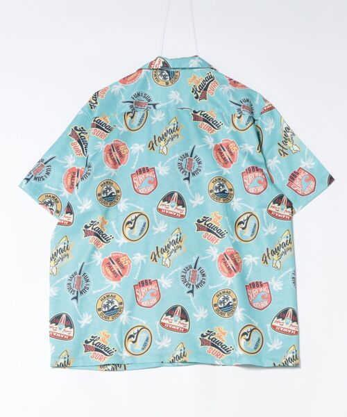 Kahiko(カヒコ)の「【Kahiko】SURF&Palms キプカイMEN'Sアロハシャツ(シャツ/ブラウス・メンズ・ブラック/ブルー/ベージュ/ホワイト・FREE)」の6枚目の写真