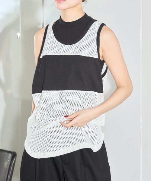 CITYSHOP(シティーショップ)の「JUNGMAVEN MARIPOSA MESH TEE:Tシャツ(Tシャツ/カットソー・レディース・ブラック・SMALL)」の13枚目の写真