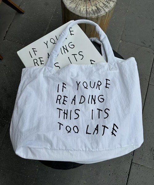 Ressaca（レサーカ）の「レタリングロゴビッグトートバッグ（トートバッグ・レディース・ホワイト/ブラック・FREE）」の16枚目の写真