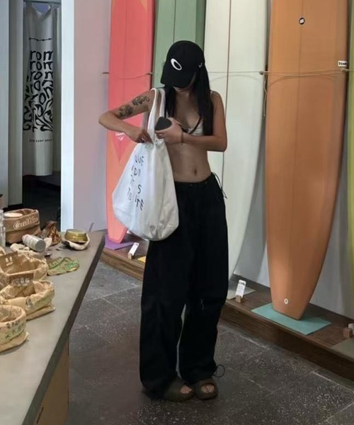 Ressaca（レサーカ）の「レタリングロゴビッグトートバッグ（トートバッグ・レディース・ホワイト/ブラック・FREE）」の8枚目の写真