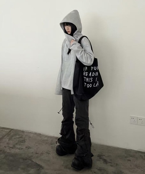 Ressaca（レサーカ）の「レタリングロゴビッグトートバッグ（トートバッグ・レディース・ホワイト/ブラック・FREE）」の4枚目の写真