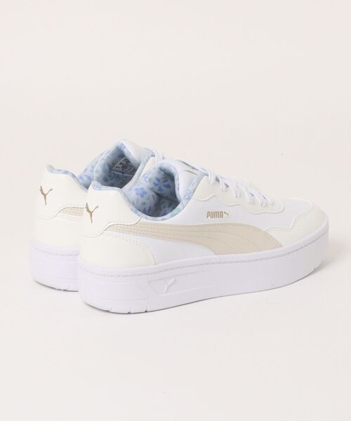 PUMA(プーマ)の「【PUMA】コート ラリー スカイ フラワー(スニーカー・レディース・ホワイト・25.0cm/24.0cm/24.5cm/23.5cm/23.0cm)」の3枚目の写真