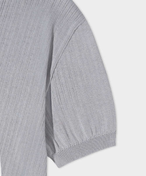 LEMAIN SECOND（リメインセカンド）の「クラシックヘンリーネックウォッシャブル半袖ニット[グレー]（Tシャツ/カットソー・レディース・その他・MEDIUM/LARGE/X-LARGE）」の16枚目の写真