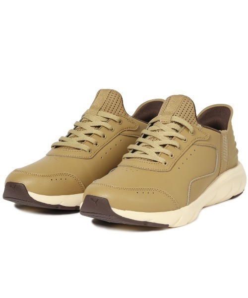 PUMA(プーマ)の「プーマ PUMA SOFTRIDE フレックス LSL EASE IN ワイド(スニーカー・メンズ・キャメル・27.5cm/28.0cm/25.0cm/25.5cm/26.0cm/26.5cm/27.0cm)」の3枚目の写真