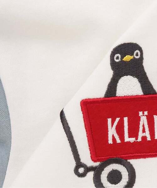 kladskap（クレードスコープ）の「【人気商品再入荷】【直営店で取り扱い無し】ペンギン×アウトドアワゴン半袖Tシャツ（Tシャツ/カットソー・キッズ・オフホワイト/ライトグリーン・100cm/130cm/120cm/110cm/90cm）」の8枚目の写真