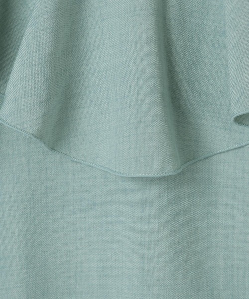 GLOBAL WORK（グローバルワーク）の「イージーケアリネンライクブラウス/643120（シャツ/ブラウス・キッズ・ブラック/イエロー/ミント・130cm/160cm/150cm/140cm）」の7枚目の写真
