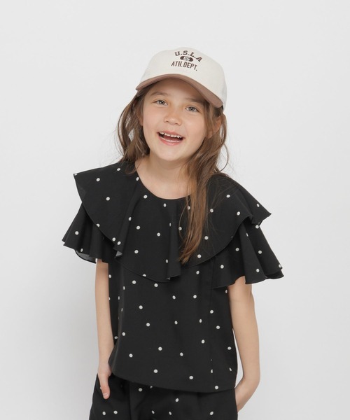 GLOBAL WORK（グローバルワーク）の「イージーケアリネンライクブラウス/643120（シャツ/ブラウス・キッズ・ブラック/イエロー/ミント・130cm/160cm/150cm/140cm）」の17枚目の写真