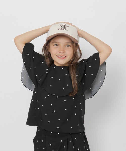 GLOBAL WORK（グローバルワーク）の「イージーケアリネンライクブラウス/643120（シャツ/ブラウス・キッズ・ブラック/イエロー/ミント・130cm/160cm/150cm/140cm）」の18枚目の写真