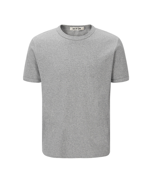BER DE NOIR（ベールドノワール）の「リブスリムコットンTシャツ（グレー）（Tシャツ/カットソー・メンズ・ミックスグレー/その他・MEDIUM/LARGE）」の2枚目の写真