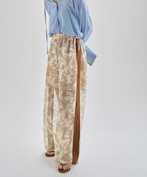 etoll. | 花柄メッシュサイドラインパンツ(その他パンツ)