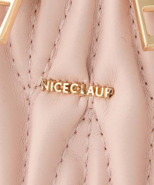 one after another NICE CLAUP(ワンアフターアナザーナイスクラップ)の「キルティングハーフムーンミニバッグ(ショルダーバッグ・レディース・アイボリー/サックスブルー/ブラック/ピンク・FREE)」の18枚目の写真