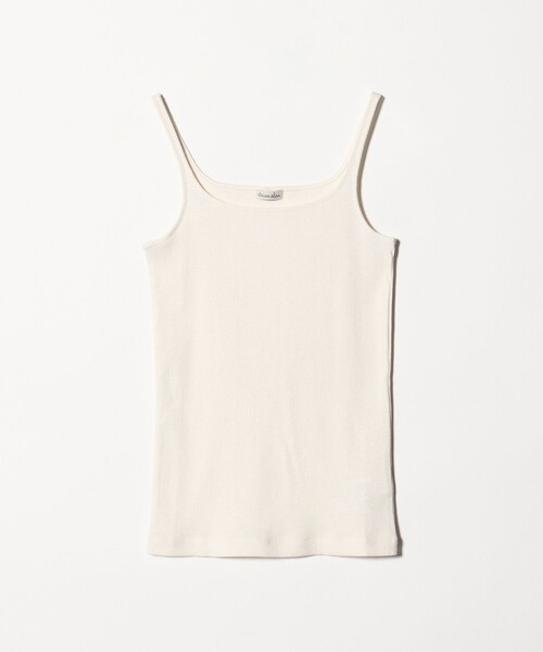 Steven Alan（スティーブンアラン）の「＜Steven Alan＞ラメ テレコ キャミタンクトップ（タンクトップ・レディース・オフホワイト/ライトブルー/ブラック・FREE）」の2枚目の写真