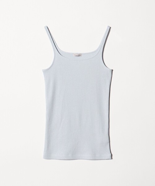 Steven Alan（スティーブンアラン）の「＜Steven Alan＞ラメ テレコ キャミタンクトップ（タンクトップ・レディース・オフホワイト/ライトブルー/ブラック・FREE）」の3枚目の写真