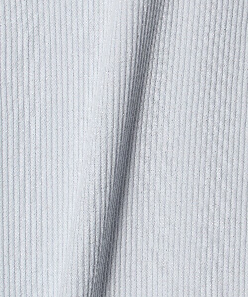 Steven Alan（スティーブンアラン）の「＜Steven Alan＞ラメ テレコ キャミタンクトップ（タンクトップ・レディース・オフホワイト/ライトブルー/ブラック・FREE）」の7枚目の写真