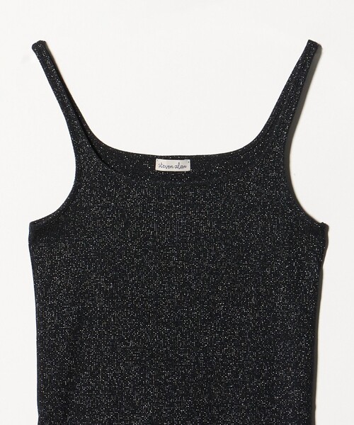Steven Alan（スティーブンアラン）の「＜Steven Alan＞ラメ テレコ キャミタンクトップ（タンクトップ・レディース・オフホワイト/ライトブルー/ブラック・FREE）」の10枚目の写真