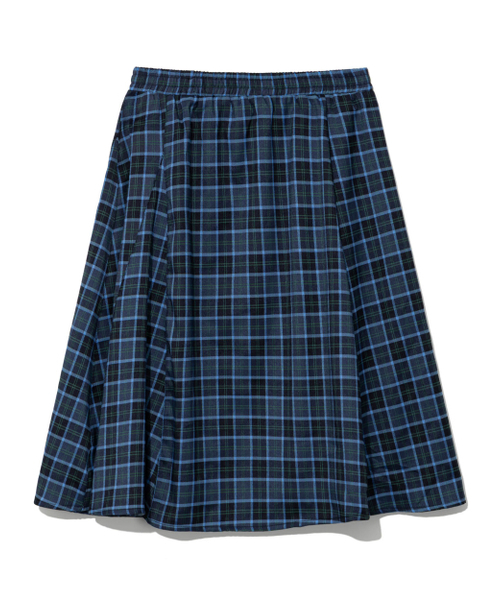 MOAA(モア)の「Checkered Flared Skirt (GREEN)(スカート・レディース・その他・MEDIUM/SMALL)」の6枚目の写真