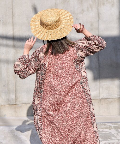 CIAOPANIC TYPY(チャオパニックティピー)の「【Aguni】花柄切替袖ボリュームワンピース(ワンピース・レディース・レッド/ブルー・ONE SIZE)」の15枚目の写真