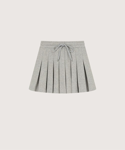 LA POMME petit（ラポミ・プチ）の「Preppy Macaron Sweat Pleats Skirt Set Up（セットアップ・レディース・イエロー/ネイビー/ブルー/グレー・FREE）」の13枚目の写真