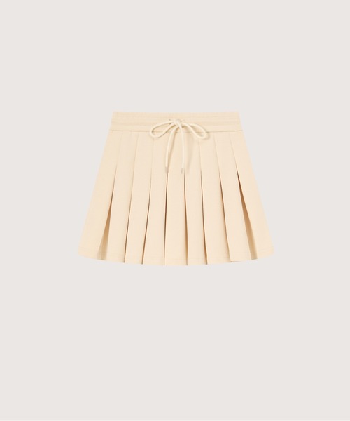 LA POMME petit（ラポミ・プチ）の「Preppy Macaron Sweat Pleats Skirt Set Up（セットアップ・レディース・イエロー/ネイビー/ブルー/グレー・FREE）」の16枚目の写真
