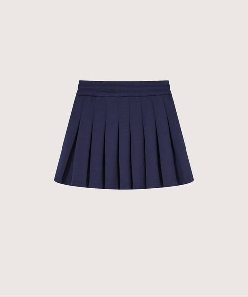 LA POMME petit（ラポミ・プチ）の「Preppy Macaron Sweat Pleats Skirt Set Up（セットアップ・レディース・イエロー/ネイビー/ブルー/グレー・FREE）」の18枚目の写真