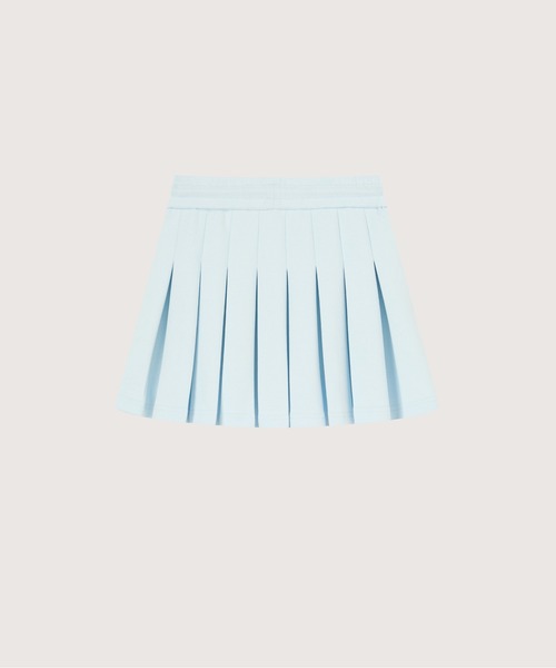 LA POMME petit（ラポミ・プチ）の「Preppy Macaron Sweat Pleats Skirt Set Up（セットアップ・レディース・イエロー/ネイビー/ブルー/グレー・FREE）」の19枚目の写真