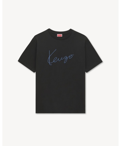 KENZO（ケンゾー）の「'KENZO Signature' エンブロイダリー Tシャツ イン コットン（Tシャツ/カットソー・メンズ・ブラック系その他5・MEDIUM/SMALL/LARGE/X-LARGE/XX-LARGE/X-SMALL）」の6枚目の写真