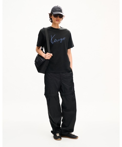 KENZO（ケンゾー）の「'KENZO Signature' エンブロイダリー Tシャツ イン コットン（Tシャツ/カットソー・メンズ・ブラック系その他5・MEDIUM/SMALL/LARGE/X-LARGE/XX-LARGE/X-SMALL）」の5枚目の写真
