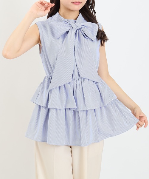 美品】 プラージュ 24SSモデル シャツ ブラウス ノースリーブ 