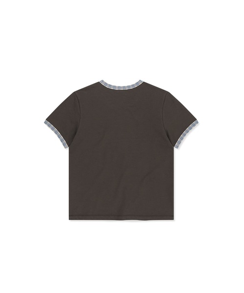 SUNLOVE(サンラブ)の「W 72 Tour Ringer Tee(Tシャツ/カットソー・レディース・チャコール/ピンク/ホワイト・S/M)」の7枚目の写真