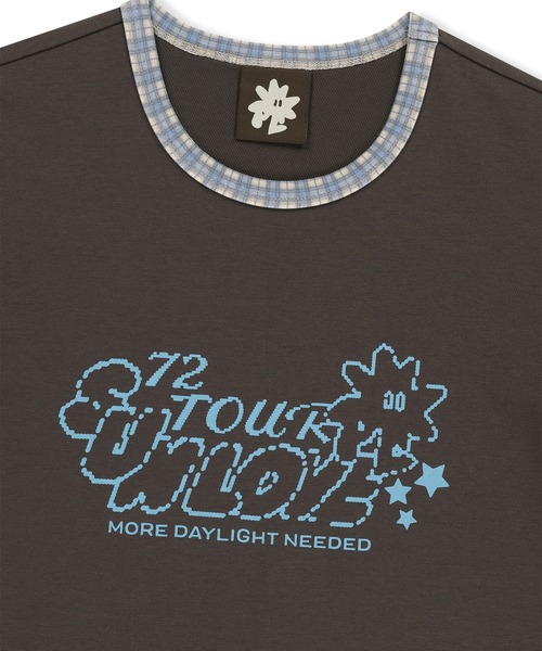 SUNLOVE(サンラブ)の「W 72 Tour Ringer Tee(Tシャツ/カットソー・レディース・チャコール/ピンク/ホワイト・S/M)」の8枚目の写真