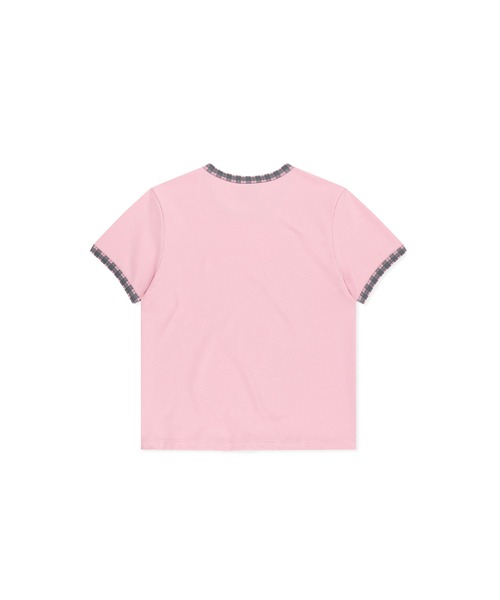 SUNLOVE(サンラブ)の「W 72 Tour Ringer Tee(Tシャツ/カットソー・レディース・チャコール/ピンク/ホワイト・S/M)」の10枚目の写真