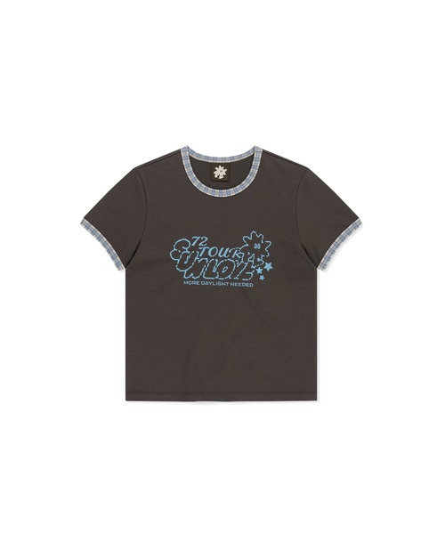 SUNLOVE(サンラブ)の「W 72 Tour Ringer Tee(Tシャツ/カットソー・レディース・チャコール/ピンク/ホワイト・S/M)」の14枚目の写真