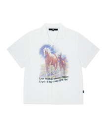 LMC | GRAPHIC SHORT-SLV SHIRT white(シャツ/ブラウス)