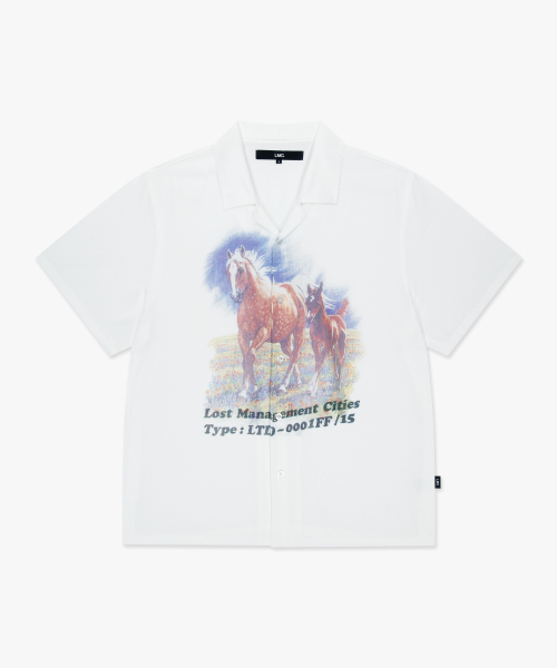 LMCの「GRAPHIC SHORT-SLV SHIRT white（シャツ/ブラウス・レディース・その他・1/2）」の3枚目の写真
