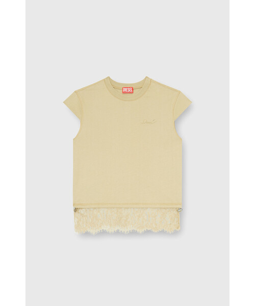 DIESEL(ディーゼル)の「ウィメンズ 半袖トップ T-LUNA(Tシャツ/カットソー・レディース・ベージュ系その他・MEDIUM/SMALL/X-SMALL/X-LARGE/LARGE)」の5枚目の写真